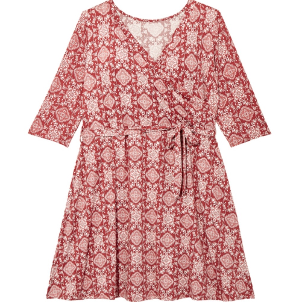 Orlando faux wrap dress